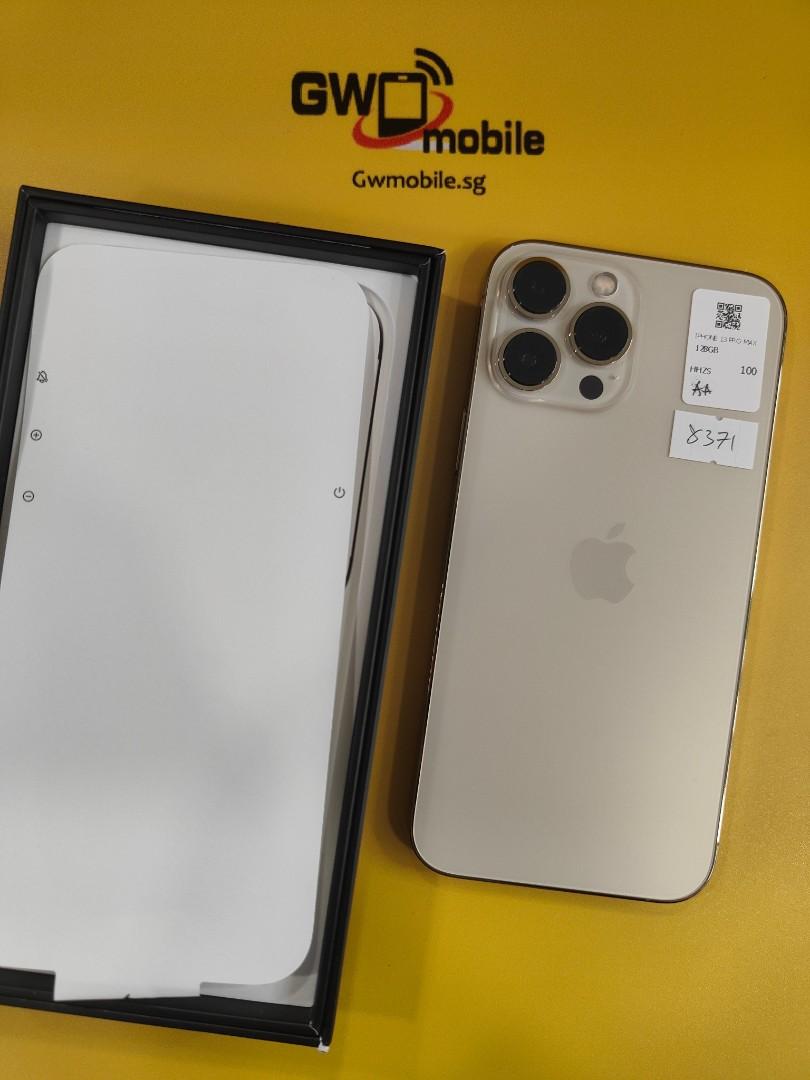 IPHONE 13 PRO MAX 128GB GOLD 8371, Mobile Phones & Gadgets, Mobile