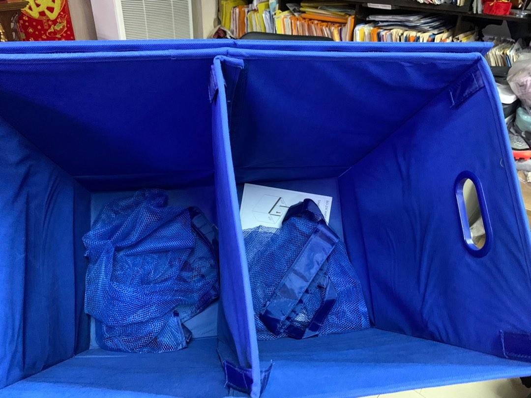 Jumbo Double Bin Laundry Hamper (Category: Laundry Baskets) located in Pasay City. Submitted by ayinong168 (Listing ID 1183521967, Image 3). Description: Item is in good condition like new, with issues pls see attached pics size is 23 inch x 22.5 inches 14 inches pm for order.