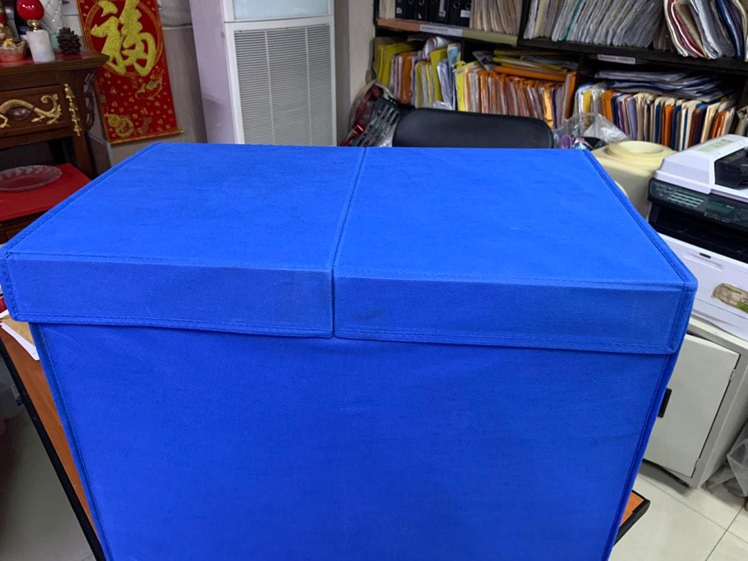 Jumbo Double Bin Laundry Hamper (Category: Laundry Baskets) located in Pasay City. Submitted by ayinong168 (Listing ID 1183521967, Image 2). Description: Item is in good condition like new, with issues pls see attached pics size is 23 inch x 22.5 inches 14 inches pm for order.