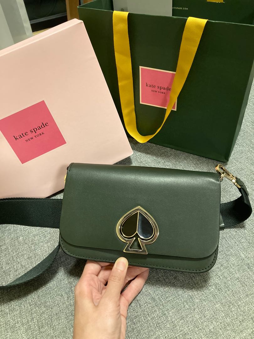 Dark green online kate spade bag