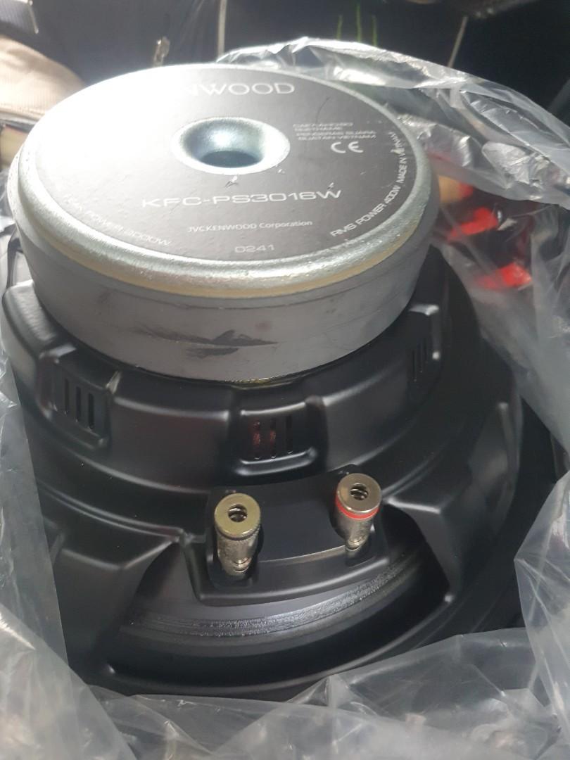Kenwood woofer, Audio, Soundbars, Speakers & Amplifiers on Carousell