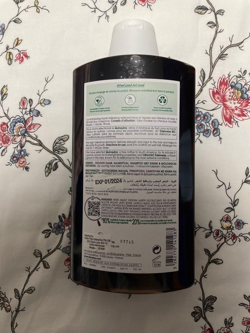 Klorane thinning and hair loss shampoo 400ml, Beauty & Personal Care