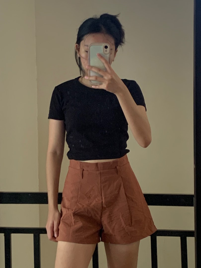 Korean Shorts, Women's Fashion, Bottoms, Shorts on Carousell