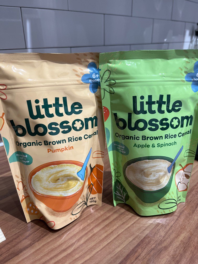 Blossom Rice Little Blossoms Organic Brown Rice Cereal, Food & Drinks, Rice ...