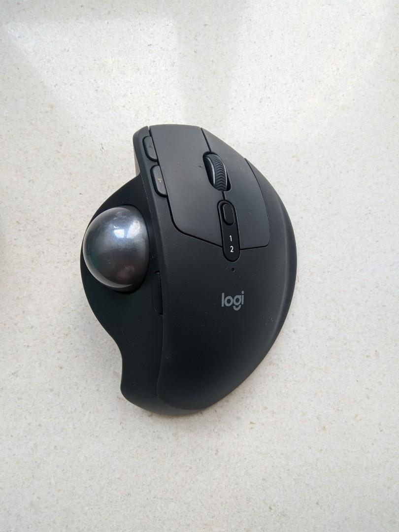 Logitech MX Ergo trackball mouse, 電腦＆科技, 電腦周邊及配件, 電腦滑鼠及相關產品 - Carousell