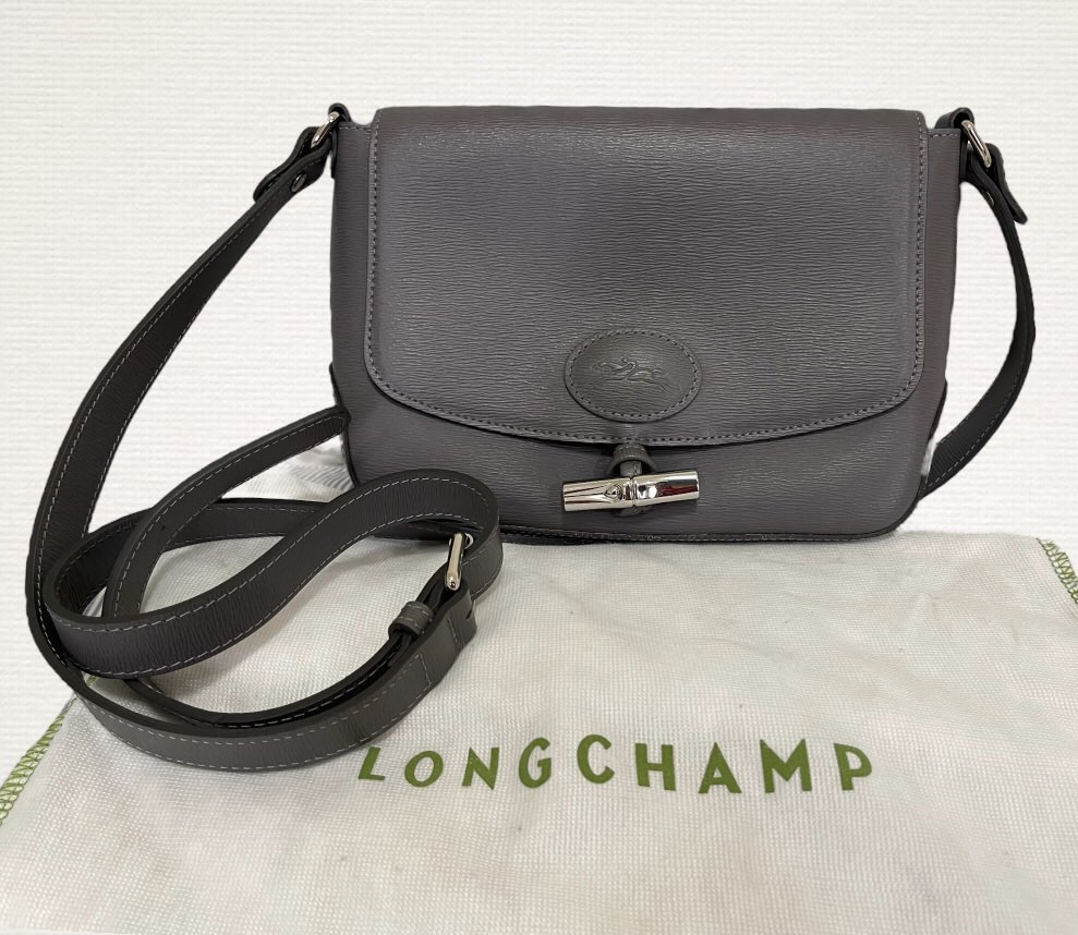 Longchamp Roseau Leather Crossbody, Luxury, Bags & Wallets on Carousell