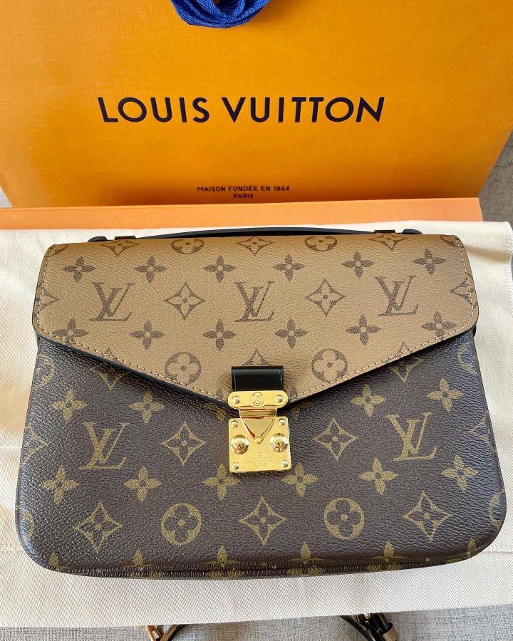 Louis Vuitton Pochette Métis in reverse monogram, Luxury, Bags & Wallets on  Carousell