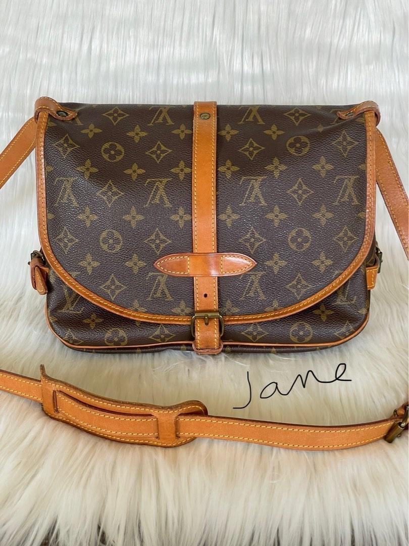 Louis Vuitton Saumur (Category: Luxury Bags & Wallets) located in Mandaue City. Submitted by jane2872 (Listing ID 1179382600, Image 1). Description: Authentic size 30 Vintage Sign of Usage only Nice Patina No Box No Dustbag Final Price + Shipping (LBC) MOP: Bank Transfer .