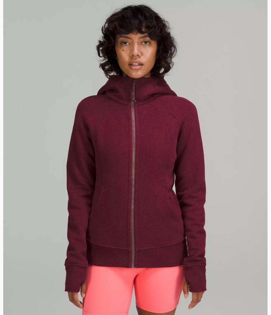 Lululemon Scuba Full-Zip Hoodie Heathered Smoky Red Size 4 (MSRP: S$169),  Women's Fashion, Activewear on Carousell