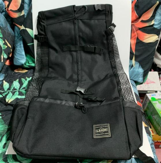 M024 L.D. Dog Carrier Backpack Large Black Pet Supplies Homes Other Pet Accessories on Carousell