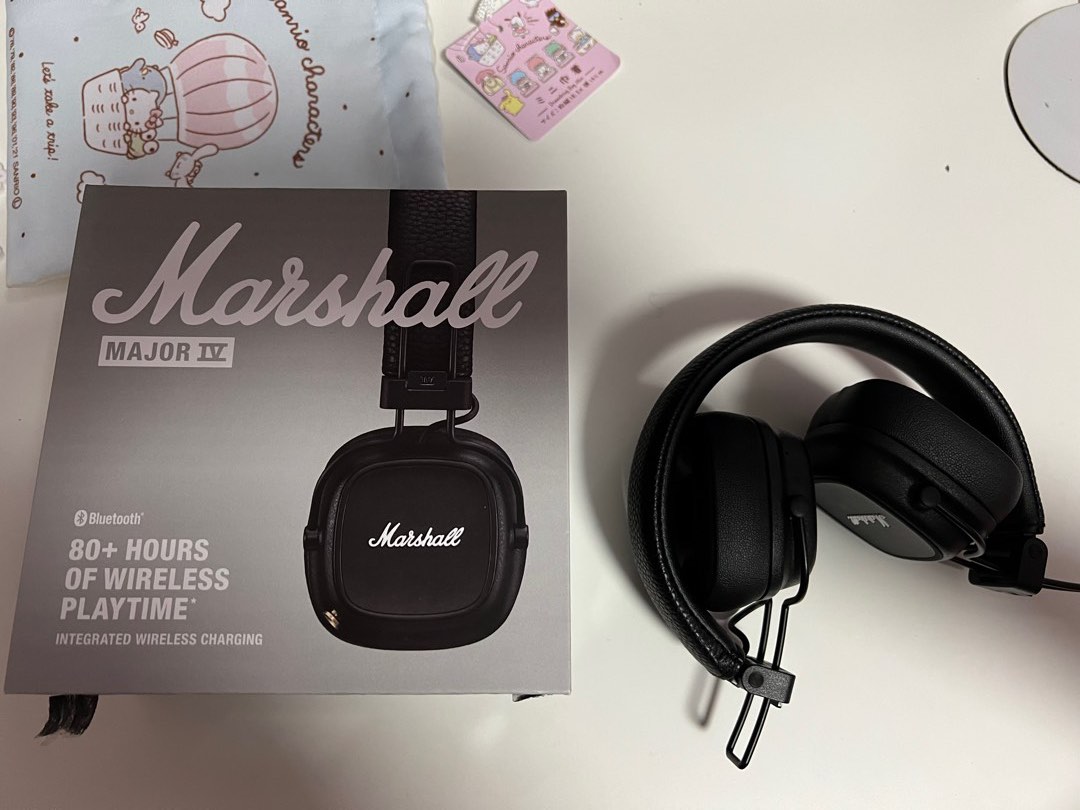 Marshall major hotsell iv bt black