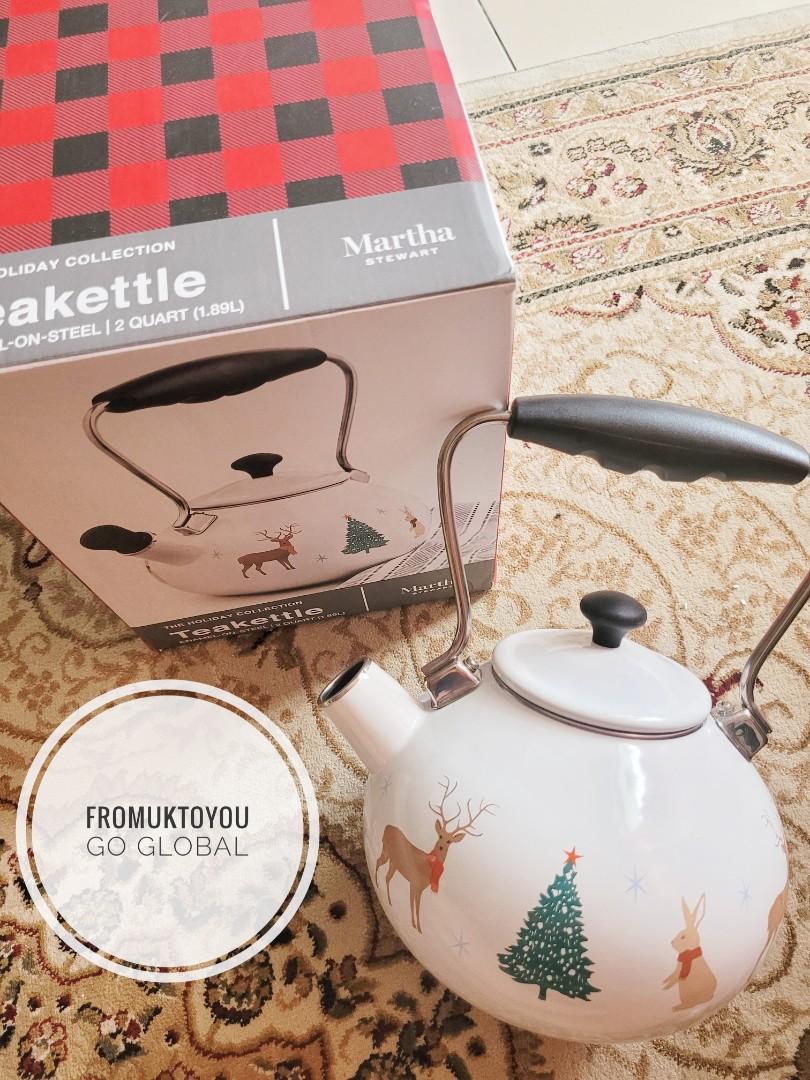 Martha Stewart Tea Kettle enamel on steel