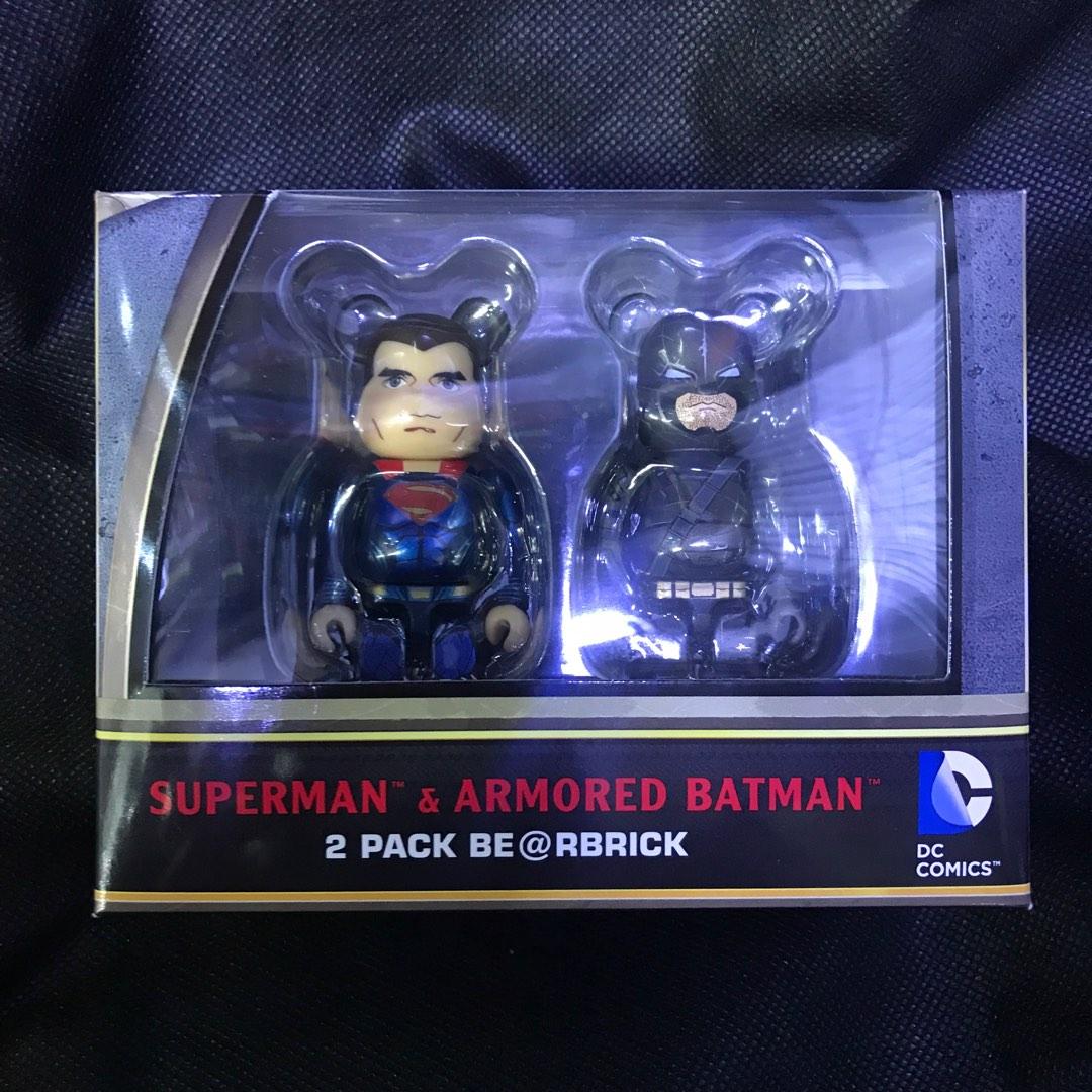 その他 BE@RBRICK - SUPERMAN &amp; ARMORED BATMAN BE@RBRICK 2pcs BE@RBRICK SUPERMAN & ARMORED BATMAN 2 PACK – MCT TOKYO
