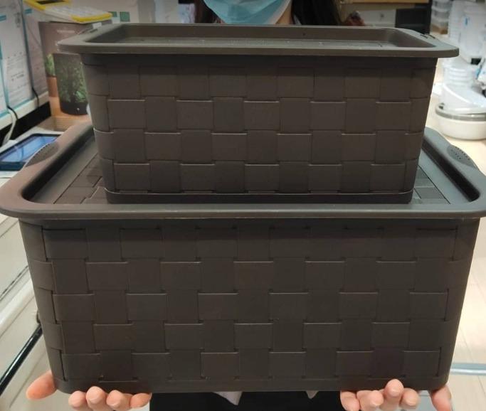 Megabox Rattan Storage Boxes (Category: Storage Boxes & Baskets) located in Quezon City. Submitted by uno_store (Listing ID 1183587291, Image 1). Description: MEGABOX WHITE RATTAN durable 100% legit brand new available color white, brown, dark brown P 295 L29xW18xH12 cm Medium L16xW12xH7 inches P 365 Large L40xW28x16cm P 395 PM for orders and deliveries +639669963543.