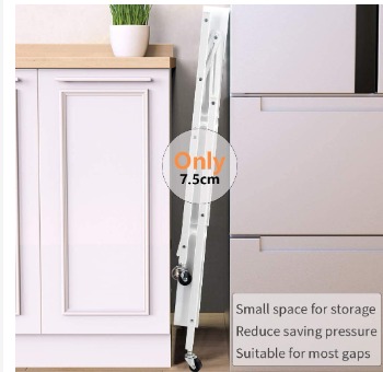 Multi-purpose Foldable kitchen trolley rack movable shelf storage cart ...
