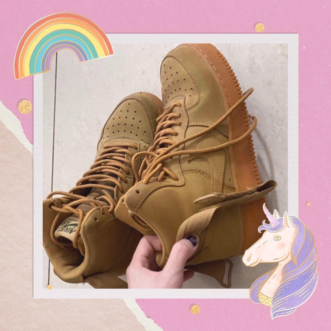Air force 1 high hot sale wheat womens