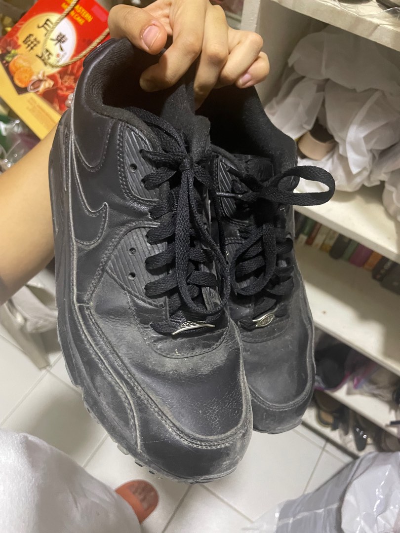 mens nike airmax black