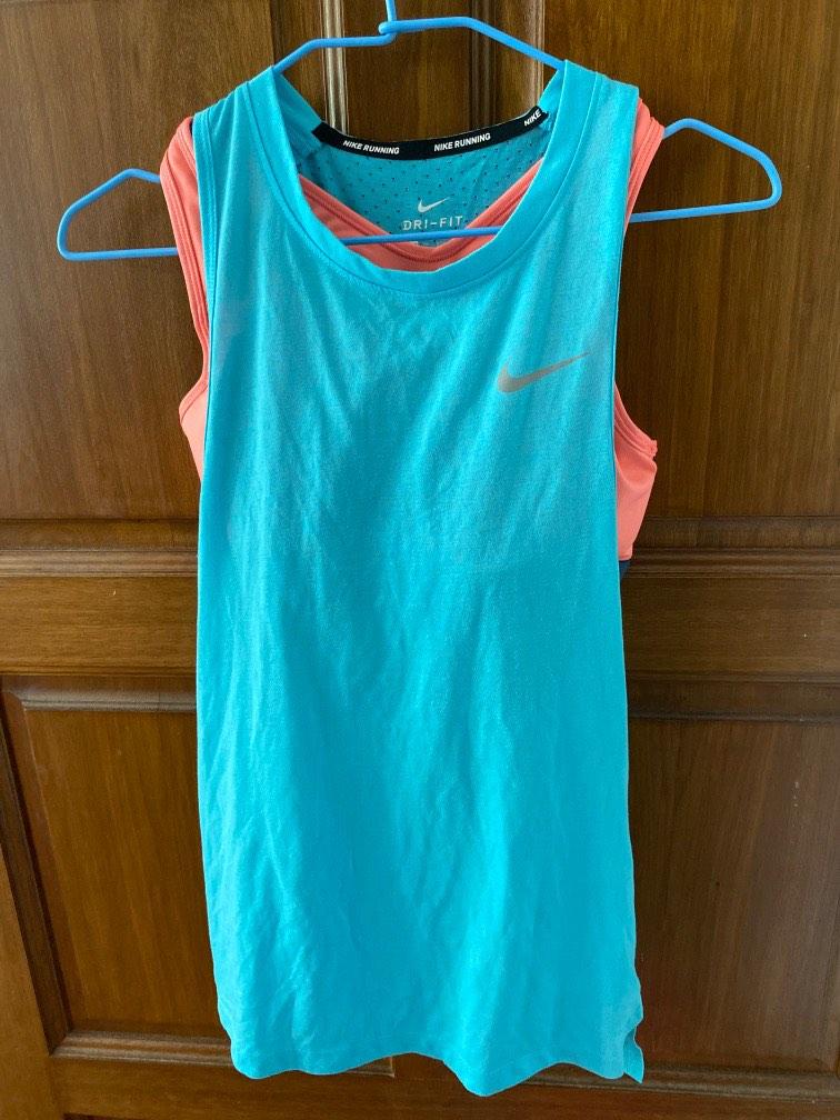Nike blue exercise running singlet tank top Women s Fashion