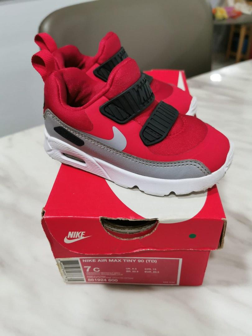 Nike red shoes, Babies & Kids, Babies & Kids Fashion on Carousell