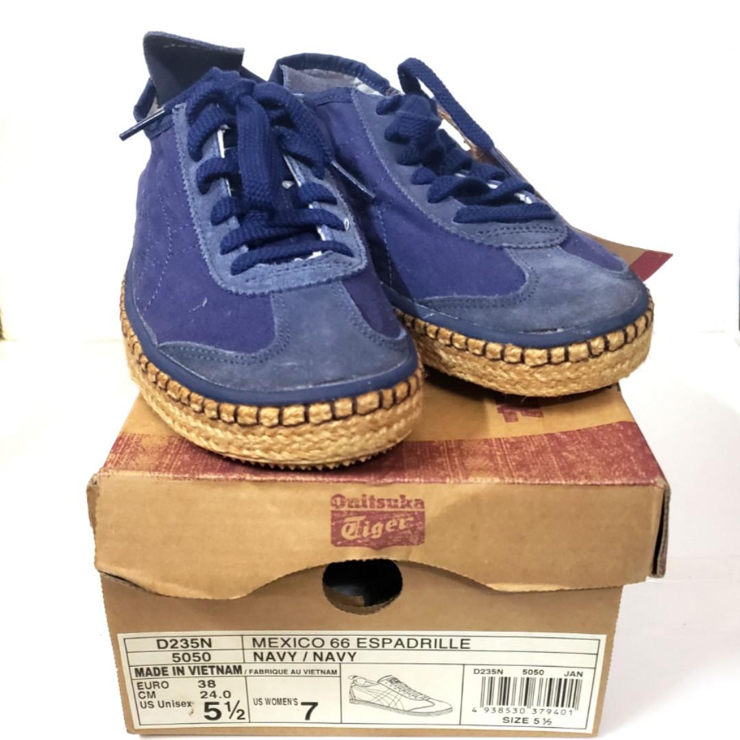 Onitsuka Tiger Mexico 66 Espadrille NAVY Carousell