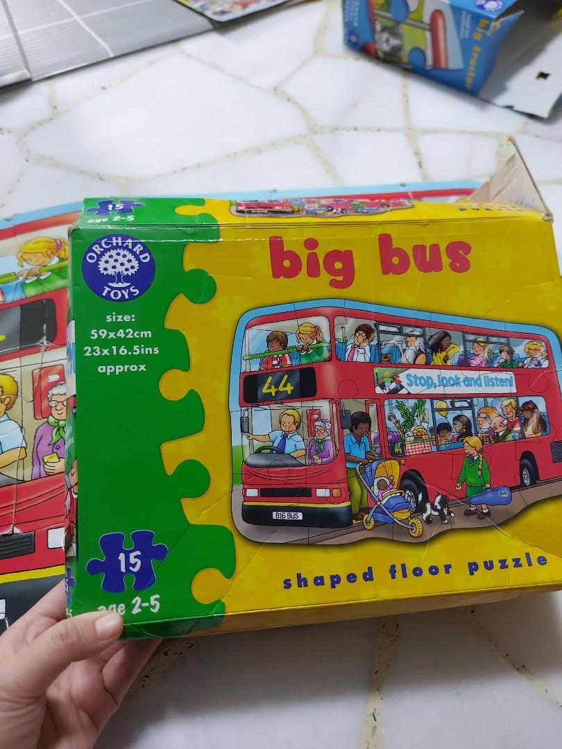 Orchard Toys Big Bus Shaped Floor Puzzle