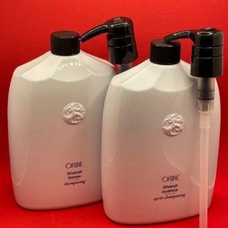 Oribe Silverati Shampoo & Conditioner ltr duo 33.8 oz W/ PUMPS/ NO BOX /NFR