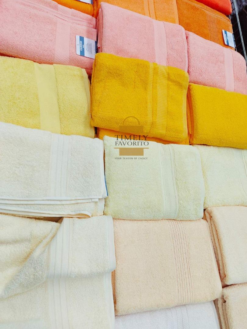 ORIGINAL Cannon Bath Towel 27" x 54" (Category: Bath) located in Pasay City. Submitted by timelyfavorito1 (Listing ID 1183588390, Image 2). Description: CHOOSE YOUR DESIRE COLOR IN NUMBER NOTE: MORE COLOR AVAILABLE JUST PM Made from 100% cotton, Cannon Bath Towel is soft with luxurious comfort. Care Instructions: * Wash once before use (medium temperature). * Do not overload the washing machine to avoid damaging the towels. * Wash dark colors sep