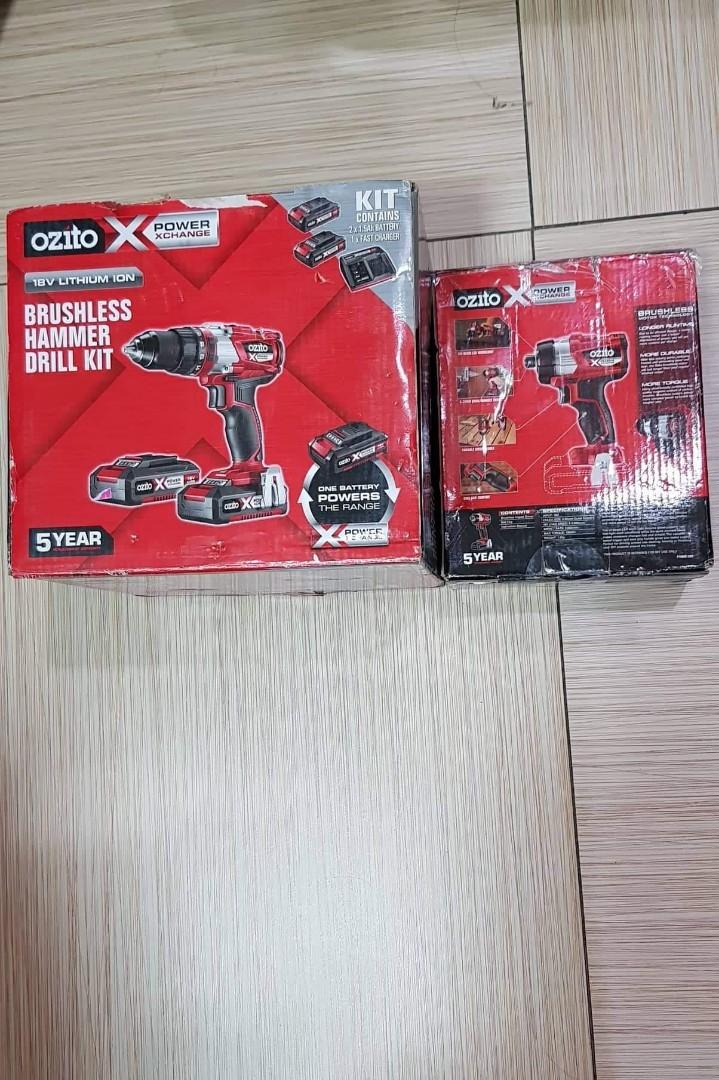 Ozito discount brushless drill