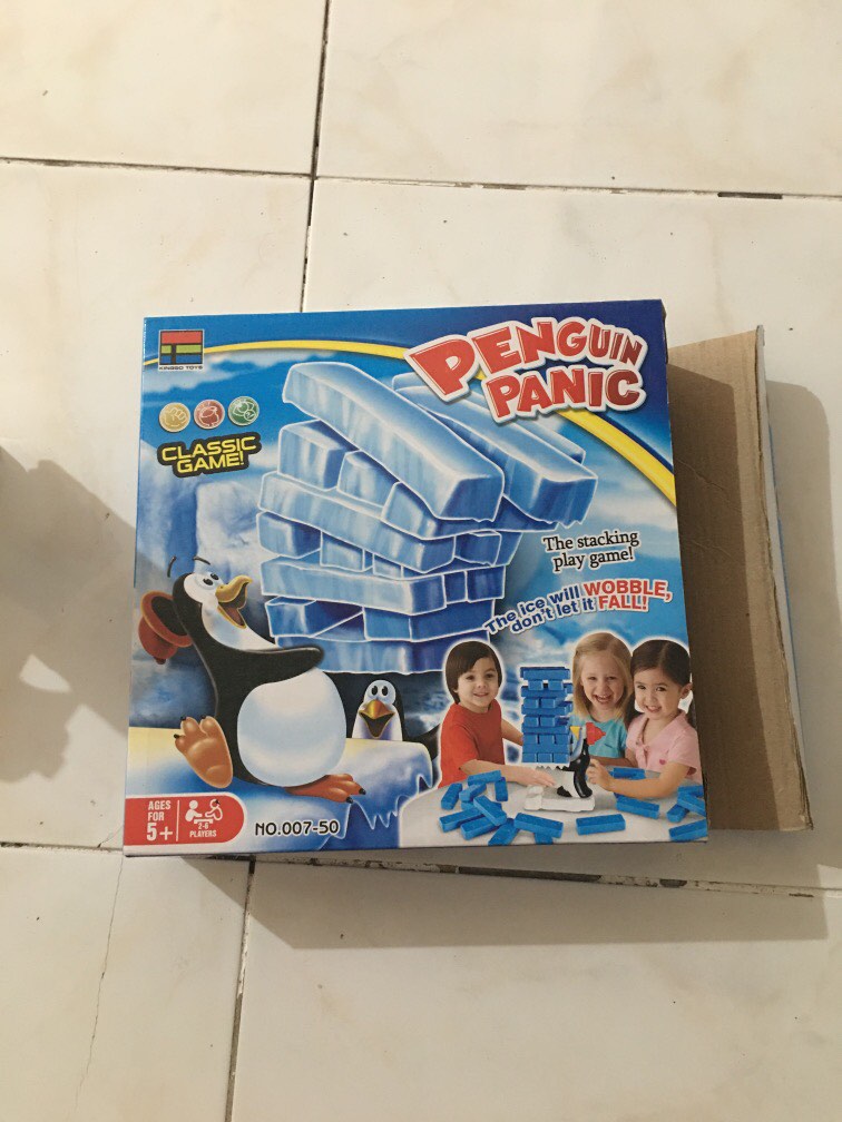 penguin panic jenga like game, Hobbies & Toys, Toys & Games on Carousell