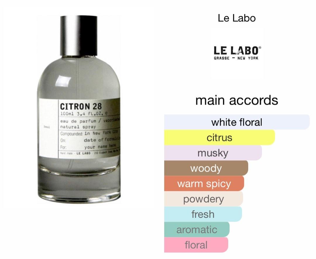ルラボ シティエクスクルーシブ シトロン 28 オードパルファム 100ml