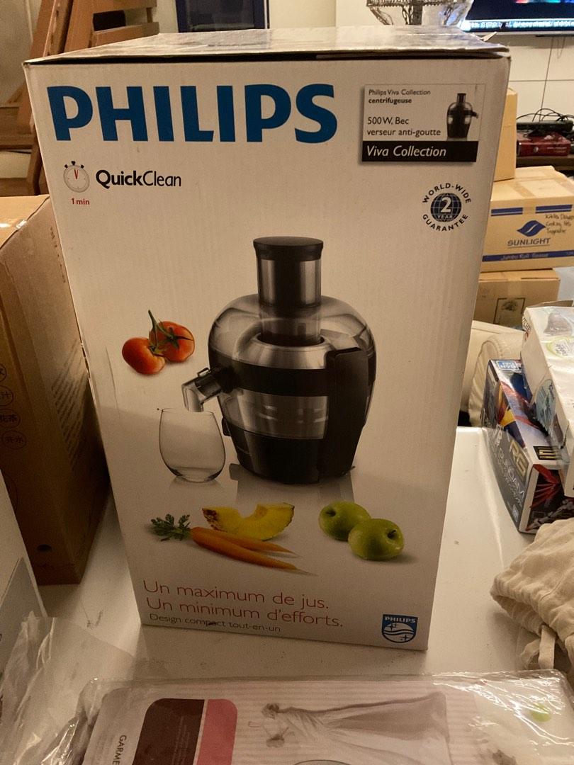 Philips 400W VIVA JUICER (HR183200), TV & Home Appliances, Kitchen