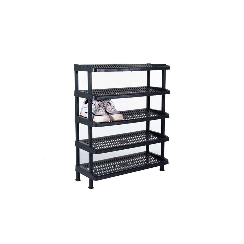 Plastic Shoe Rack (5 Tier), Furniture & Home Living, Furniture, Shelves