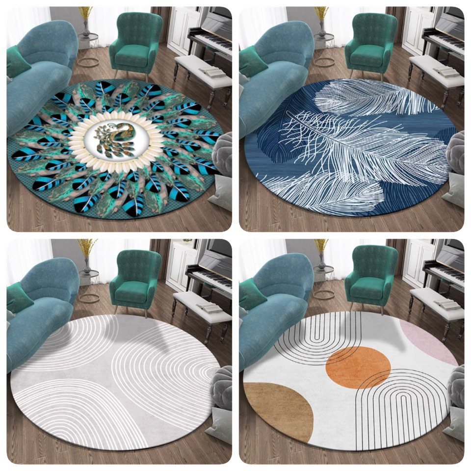 PO Large round carpet/rug, Furniture & Home Living, Home Decor, Carpets
