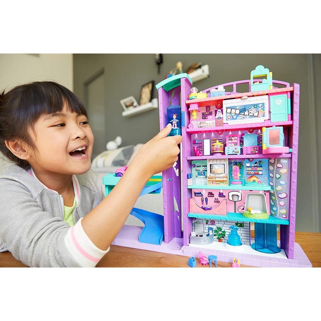 Polly Pocket original Pollyville Mega Mall Playset shopping mall