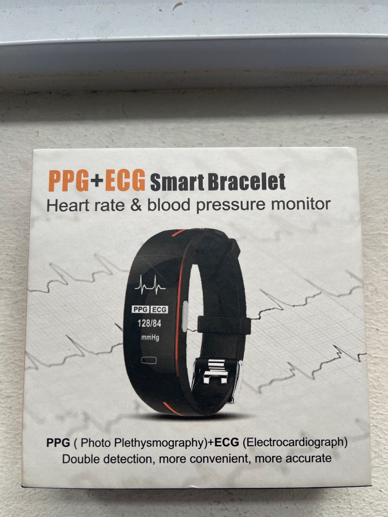 PPG+ECG smart bracelet heart rate blood pressure monitor, Health