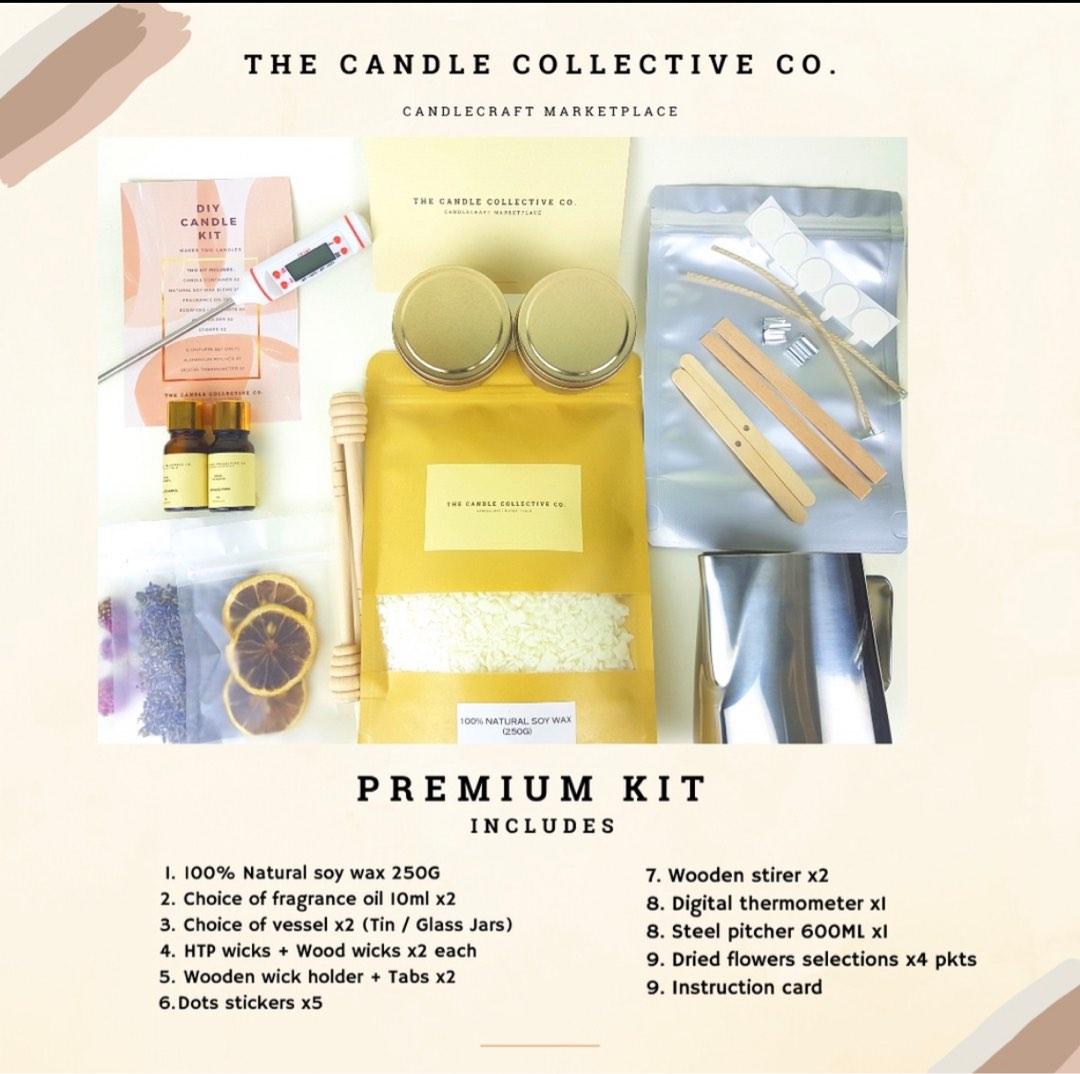 Premium DIY Scented Candle Kit, Furniture & Home Living, Home Fragrance