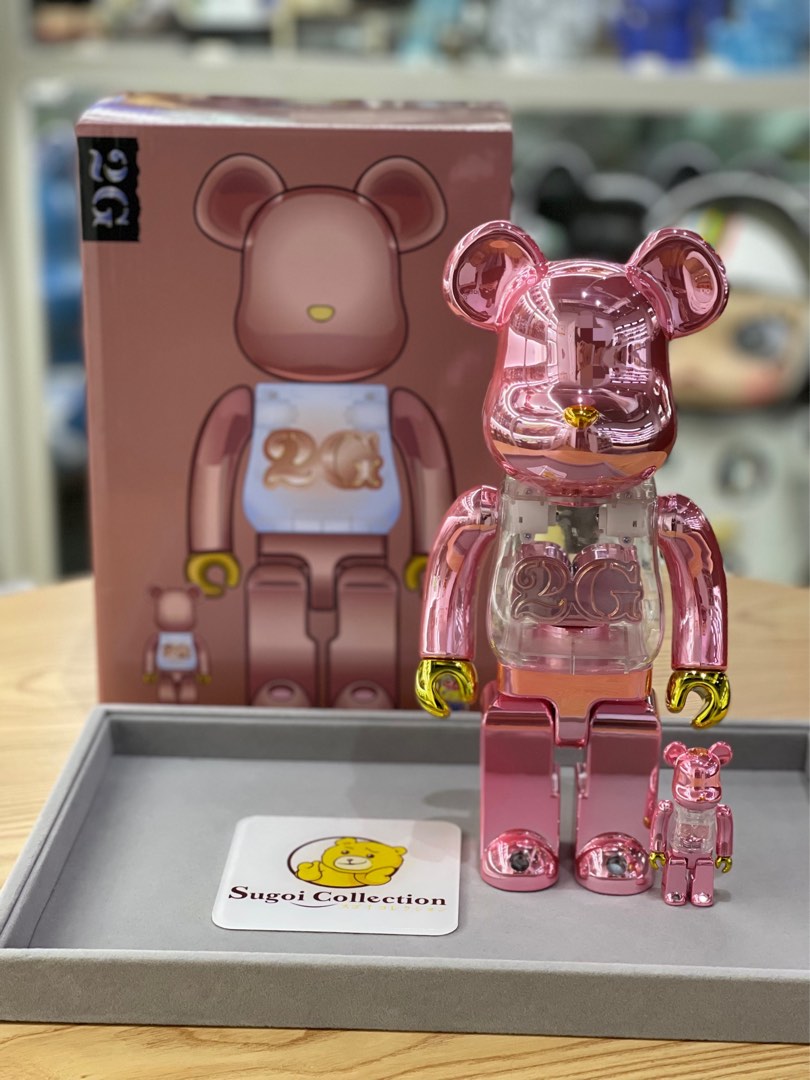 BE@RBRICK 2G PINK GOLD CHROME 1000％ - その他