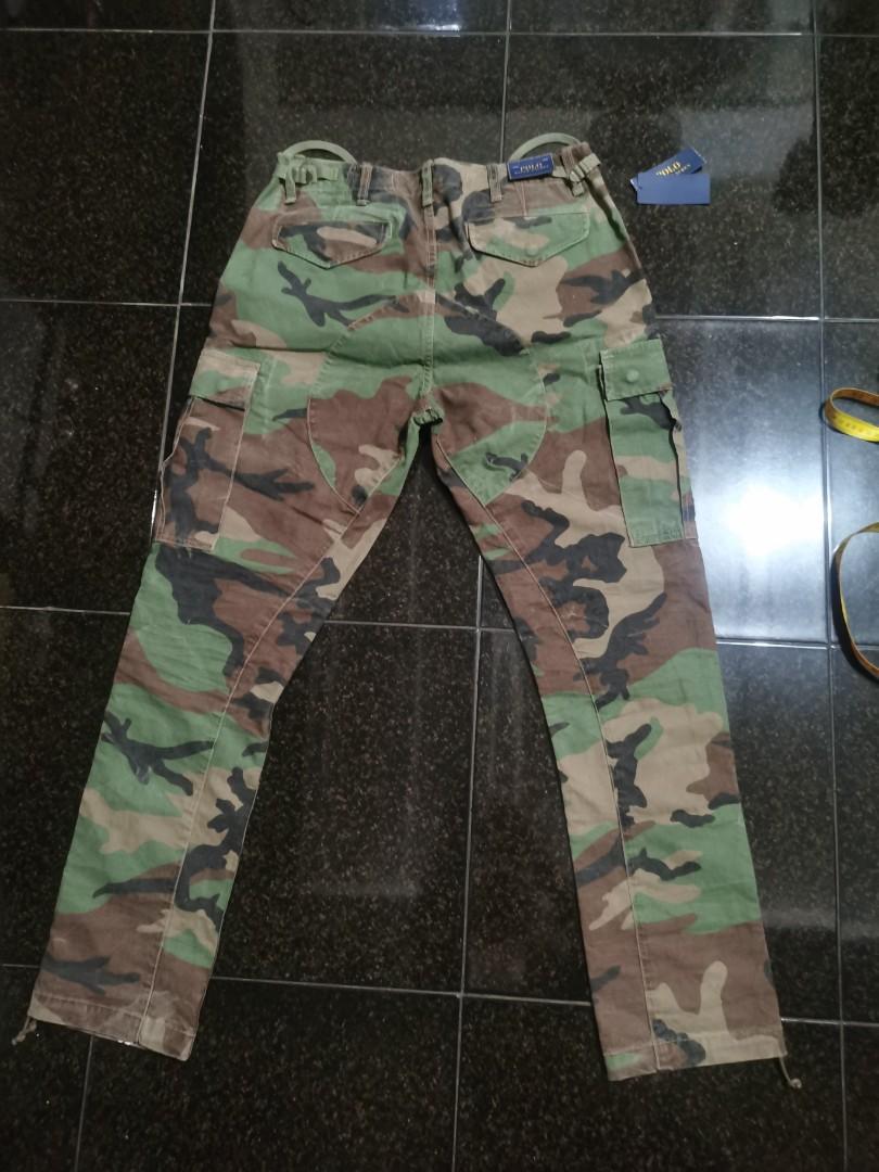 Ralph Lauren Polo Camouflage Cargo Pants Men s Fashion Bottoms