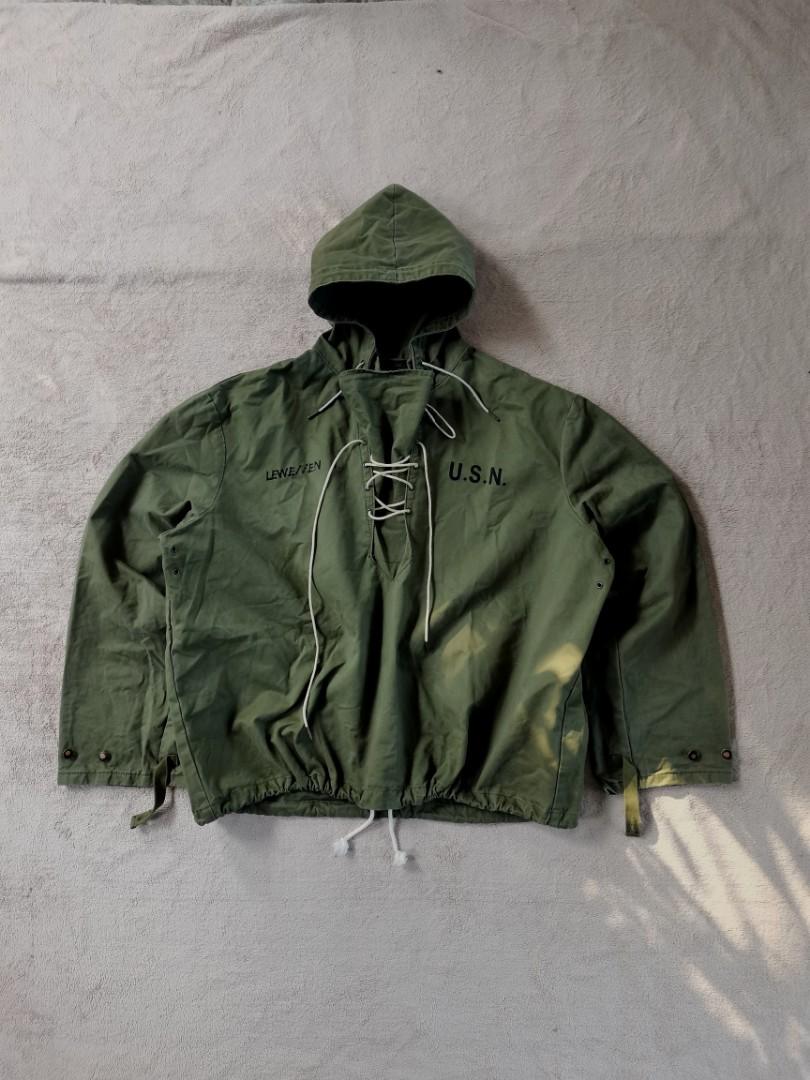 Rare U.S.N Stamped Navy deck rain parka 