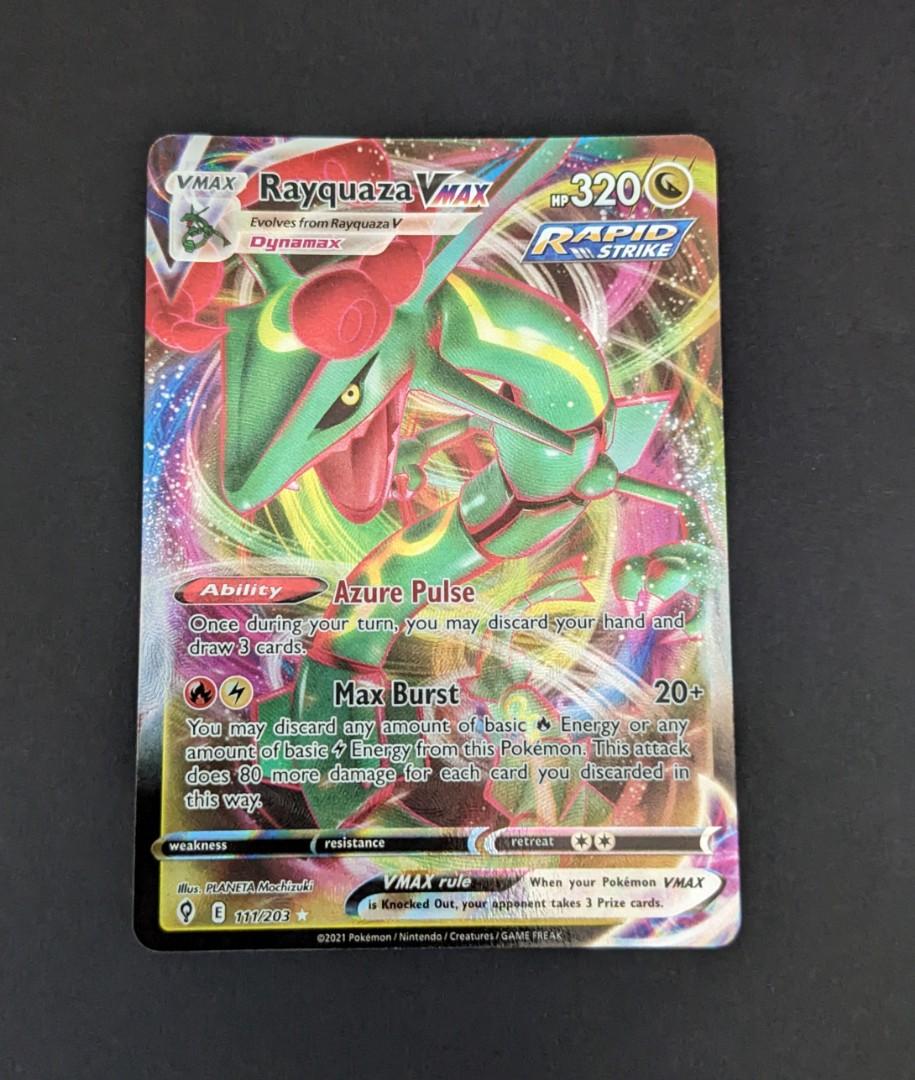 Pokémon TCG Rayquaza VMAX Evolving Skies 108/172 Ultra Rare Japanese