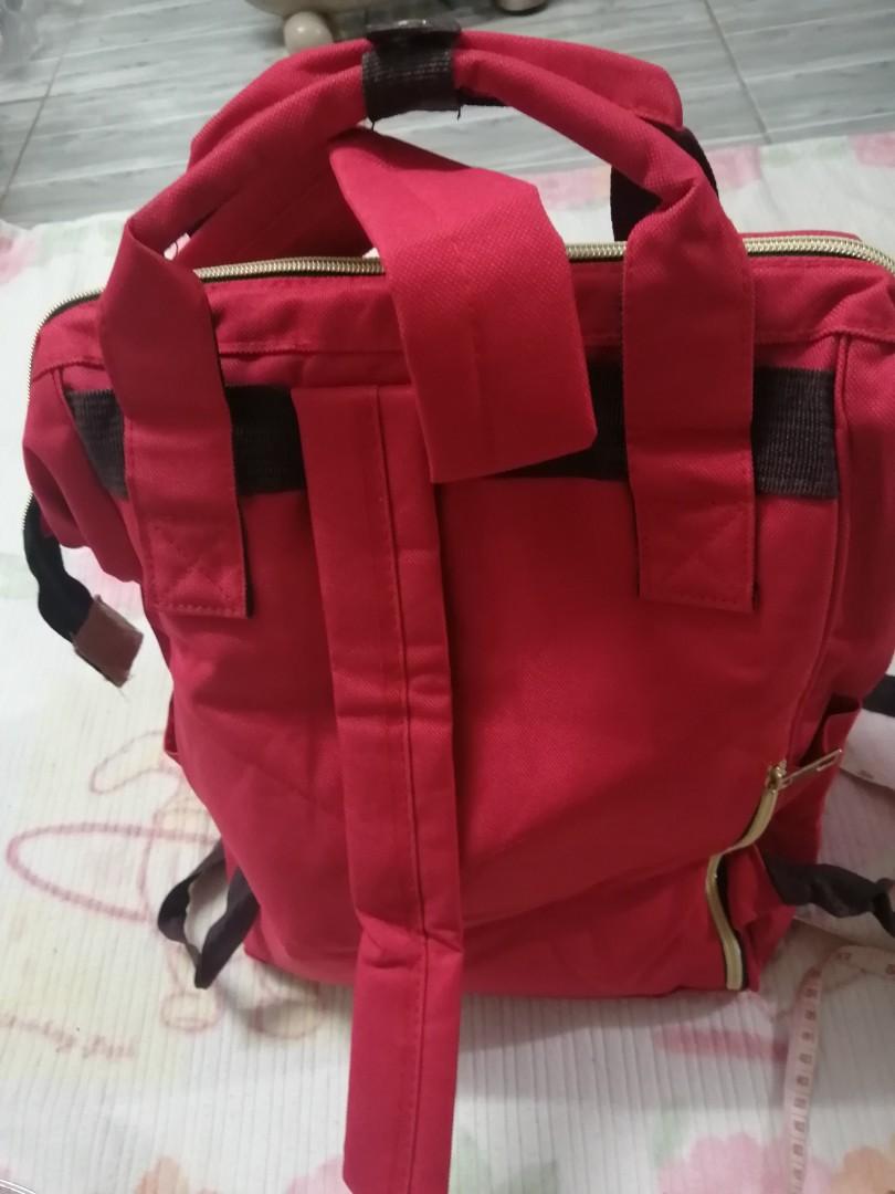 Red anello Backpack, Women's Fashion, Bags & Wallets, Backpacks on