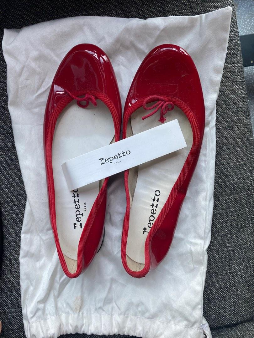 Repetto red new arrivals ballet flats
