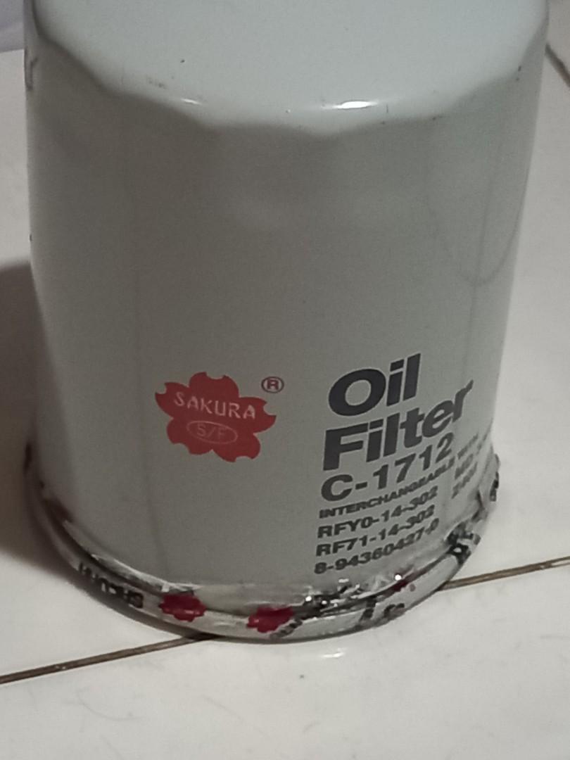 Sakura Oil filter C-1712, Car Accessories, Accessories on Carousell
