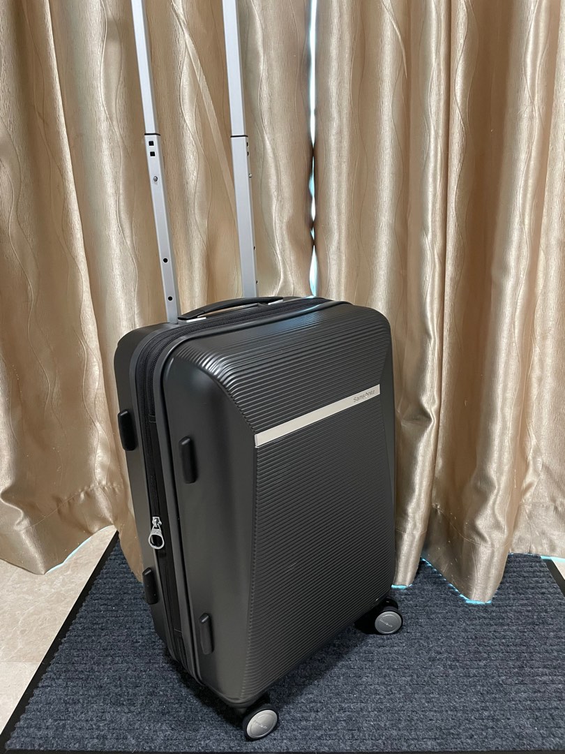 SAMSONITE Enwrap 55/20 Spinner Luggage Black, Hobbies & Toys, Travel ...