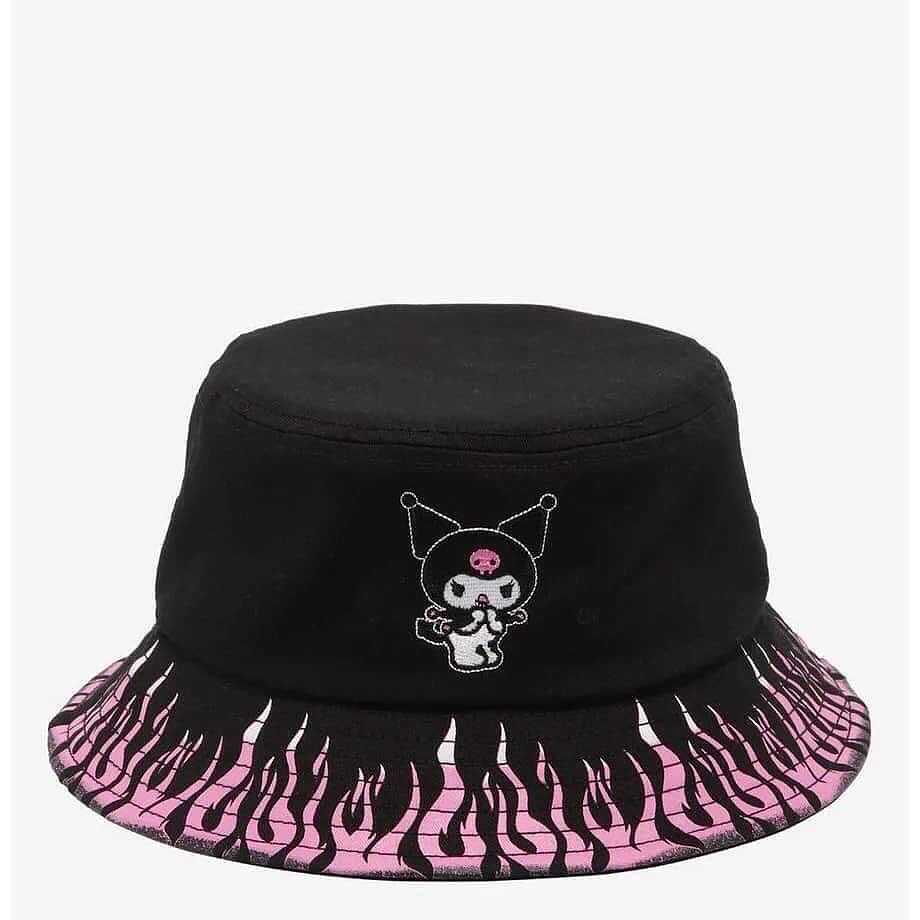 Sanrio Kuromi bucket hat shirt stockings high socks cap, Women's