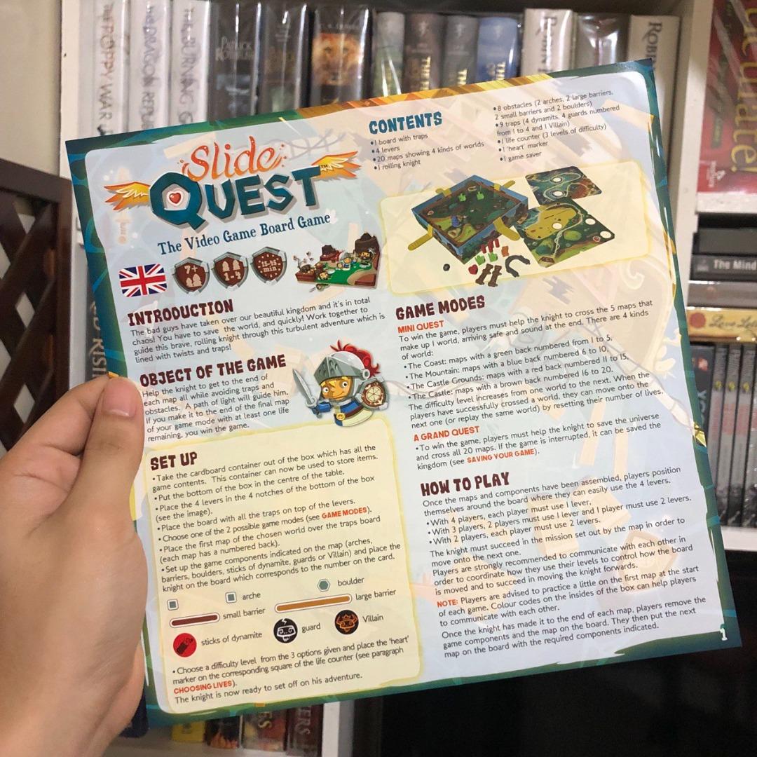 Slide Quest [Board Game], Hobbies & Toys, Toys & Games on Carousell