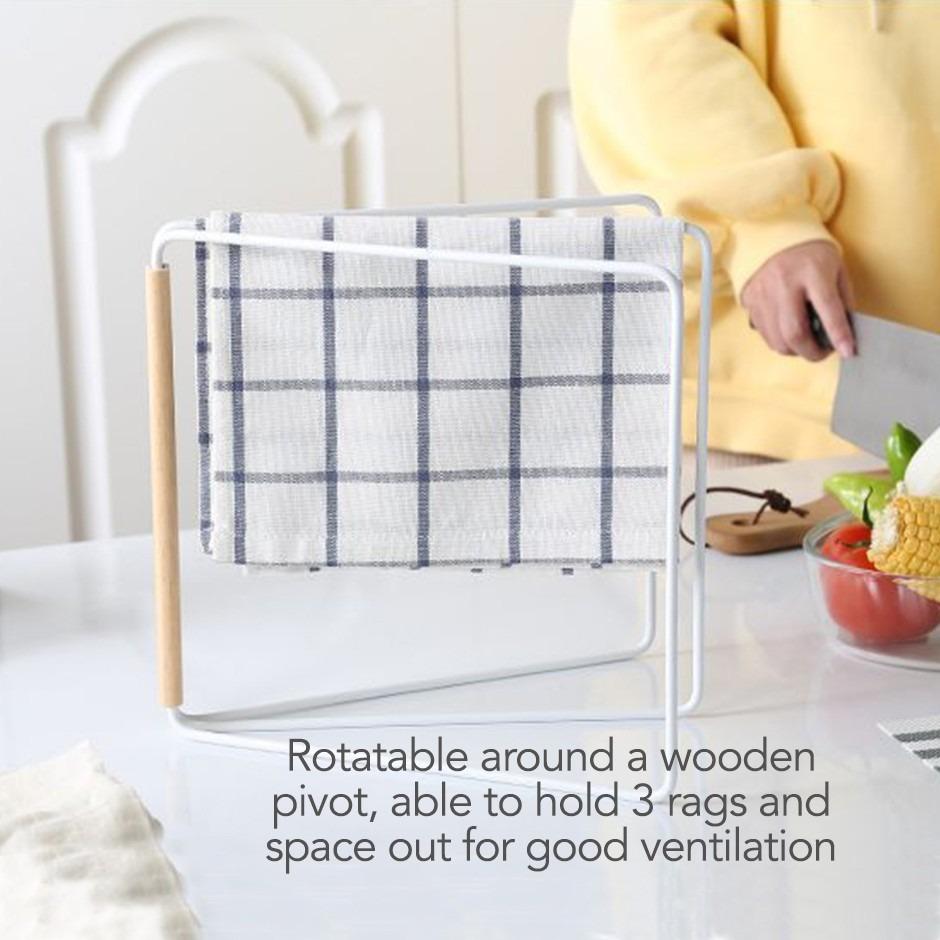 Space-saving Kitchen Cloth Rack, Furniture & Home Living, Kitchenware ...