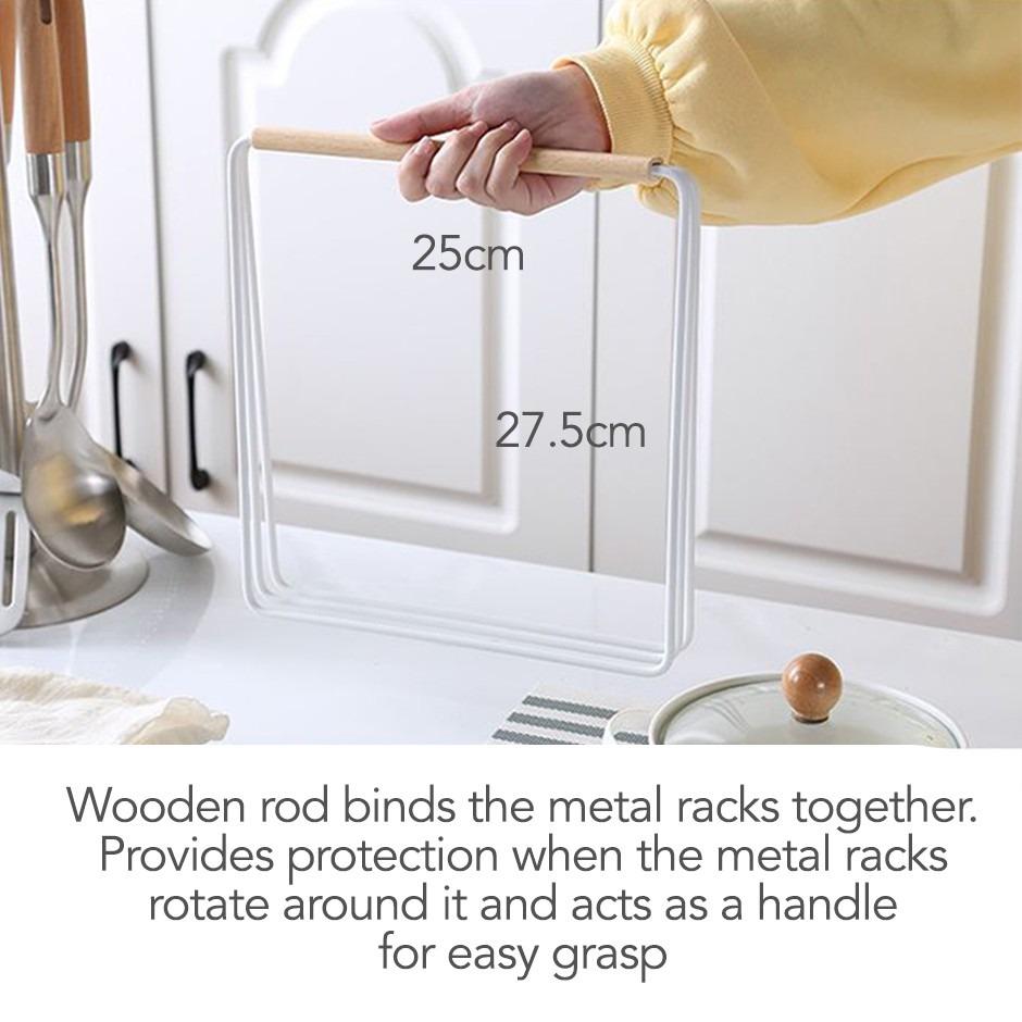 Space-saving Kitchen Cloth Rack, Furniture & Home Living, Kitchenware ...