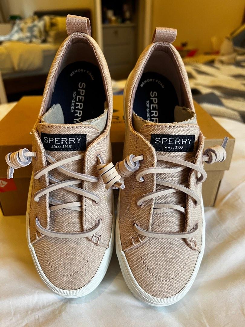 Pink sperry sneakers deals