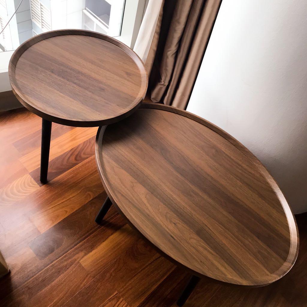 round oval coffee tables